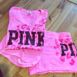 Brand new VS Pink pajama set